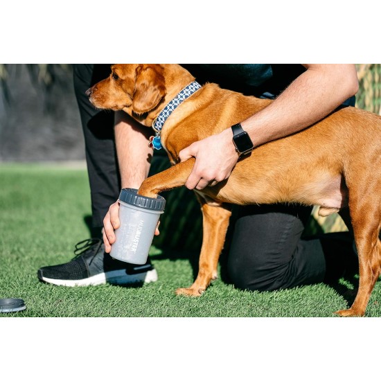 Dexas MudBuster PW72025-22WP Portable Dog Paw Cleaner, Large, Matte Black Dexas MudBuster PW72025-22WP Portable Dog Paw Cleaner, Large, Matte Black