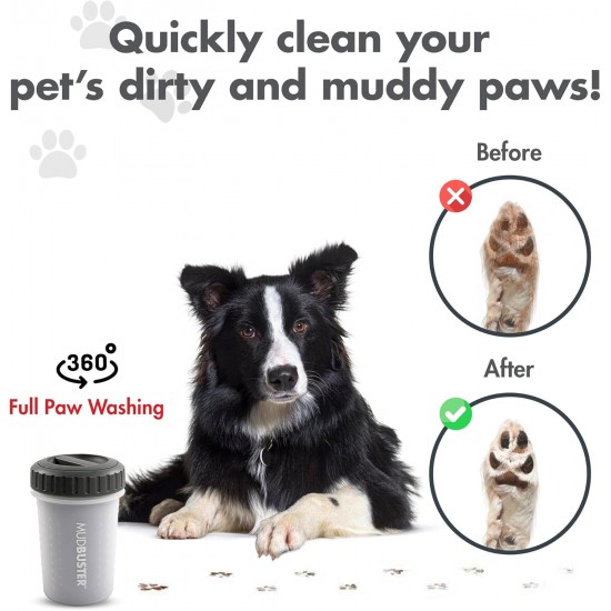 Dexas MudBuster Portable Dog Paw Cleaner Dexas MudBuster Portable Dog Paw Cleaner