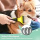 Dog Brush Cat Brush, 12 + 23 Pet Stainless Steel Comb, Double-Sided DeShedding Tool for Dogs to Remove Unwanted Hair, Untangling Knots Dog Brush Cat Brush, 12 + 23 Pet Stainless Steel Comb, Double-Sided DeShedding Tool for Dogs to Remove Unwanted Hair, Untangling Knots