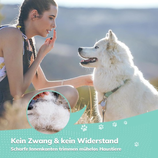 Dog Brush Cat Brush, 12 + 23 Pet Stainless Steel Comb, Double-Sided DeShedding Tool for Dogs to Remove Unwanted Hair, Untangling Knots Dog Brush Cat Brush, 12 + 23 Pet Stainless Steel Comb, Double-Sided DeShedding Tool for Dogs to Remove Unwanted Hair, Untangling Knots