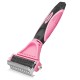 Dog Brush Cat Brush, 12 + 23 Pet Stainless Steel Comb, Double-Sided DeShedding Tool for Dogs to Remove Unwanted Hair, Untangling Knots Dog Brush Cat Brush, 12 + 23 Pet Stainless Steel Comb, Double-Sided DeShedding Tool for Dogs to Remove Unwanted Hair, Untangling Knots