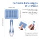 Dog Brush, Cat Brush, Pet Self-Cleaning Slicker Brush Removes Undercoat, Dog Brushes for Undercoat, Hair Remover Pet Brush for Longhaired Short Haired Dogs and Cats, Blue Dog Brush, Cat Brush, Pet Self-Cleaning Slicker Brush Removes Undercoat, Dog Brushes for Undercoat, Hair Remover Pet Brush for Longhaired Short Haired Dogs and Cats, Blue