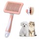 Dog Brush, Cat Brush, Pet Self-Cleaning Slicker Brush Removes Undercoat, Dog Brushes for Undercoat, Hair Remover Pet Brush for Longhaired Short Haired Dogs and Cats, Blue Dog Brush, Cat Brush, Pet Self-Cleaning Slicker Brush Removes Undercoat, Dog Brushes for Undercoat, Hair Remover Pet Brush for Longhaired Short Haired Dogs and Cats, Blue