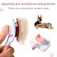 Dog Brush, Cat Brush, Pet Self-Cleaning Slicker Brush Removes Undercoat, Dog Brushes for Undercoat, Hair Remover Pet Brush for Longhaired Short Haired Dogs and Cats, Blue Dog Brush, Cat Brush, Pet Self-Cleaning Slicker Brush Removes Undercoat, Dog Brushes for Undercoat, Hair Remover Pet Brush for Longhaired Short Haired Dogs and Cats, Blue