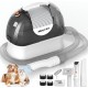 Dog Clipper with Vacuum Cleaner, morpilot Dog Vacuum Cleaner with Brush Accessories for Dog Cat 12000Pa Pet Hair Trimmer Electric Dog Clipper with 3L Dust Container Dog Clipper with Vacuum Cleaner, morpilot Dog Vacuum Cleaner with Brush Accessories for Dog Cat 12000Pa Pet Hair Trimmer Electric Dog Clipper with 3L Dust Container