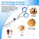 Dog Fur Scissors for Dog Hair, 6.7 Inch Curved Scissors for Dogs Scissors Dog Hair Cutting (Cat Dog Grooming Thinning Scissors & Curved & Straight Hair Scissors) for Dogs Cats Grooming Dog Fur Scissors for Dog Hair, 6.7 Inch Curved Scissors for Dogs Scissors Dog Hair Cutting (Cat Dog Grooming Thinning Scissors & Curved & Straight Hair Scissors) for Dogs Cats Grooming