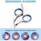 Dog Fur Scissors for Dog Hair, 6.7 Inch Curved Scissors for Dogs Scissors Dog Hair Cutting (Cat Dog Grooming Thinning Scissors & Curved & Straight Hair Scissors) for Dogs Cats Grooming Dog Fur Scissors for Dog Hair, 6.7 Inch Curved Scissors for Dogs Scissors Dog Hair Cutting (Cat Dog Grooming Thinning Scissors & Curved & Straight Hair Scissors) for Dogs Cats Grooming
