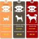 Dog Grooming Hammock for Small Dogs and Cats, Dog Grooming Sling for Trimming Nails and Ear/Eye Care (XS, 16.5cm) Dog Grooming Hammock for Small Dogs and Cats, Dog Grooming Sling for Trimming Nails and Ear/Eye Care (XS, 16.5cm)