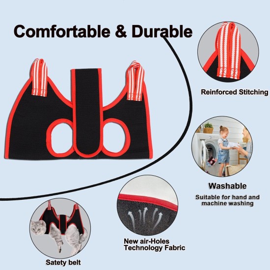 Dog Grooming Hammock for Small Dogs and Cats, Dog Grooming Sling for Trimming Nails and Ear/Eye Care (XS, 16.5cm) Dog Grooming Hammock for Small Dogs and Cats, Dog Grooming Sling for Trimming Nails and Ear/Eye Care (XS, 16.5cm)