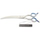Dog Grooming Scissors, Curved Scissors for Dog Grooming, 7.5 Inches, 30 Degree Curved Blade, Lightweight Pet Scissors for Trimming Face and Paws Dog Grooming Scissors, Curved Scissors for Dog Grooming, 7.5 Inches, 30 Degree Curved Blade, Lightweight Pet Scissors for Trimming Face and Paws