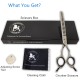 Dog Grooming Scissors, Curved Scissors for Dog Grooming, 7.5 Inches, 30 Degree Curved Blade, Lightweight Pet Scissors for Trimming Face and Paws Dog Grooming Scissors, Curved Scissors for Dog Grooming, 7.5 Inches, 30 Degree Curved Blade, Lightweight Pet Scissors for Trimming Face and Paws