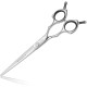 Dog Grooming Scissors, Curved Scissors for Dog Grooming, 7.5 Inches, 30 Degree Curved Blade, Lightweight Pet Scissors for Trimming Face and Paws Dog Grooming Scissors, Curved Scissors for Dog Grooming, 7.5 Inches, 30 Degree Curved Blade, Lightweight Pet Scissors for Trimming Face and Paws