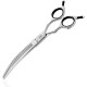 Dog Grooming Scissors, Curved Scissors for Dog Grooming, 7.5 Inches, 30 Degree Curved Blade, Lightweight Pet Scissors for Trimming Face and Paws Dog Grooming Scissors, Curved Scissors for Dog Grooming, 7.5 Inches, 30 Degree Curved Blade, Lightweight Pet Scissors for Trimming Face and Paws