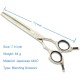 Dog Grooming Scissors, Curved Scissors for Dog Grooming, 7.5 Inches, 30 Degree Curved Blade, Lightweight Pet Scissors for Trimming Face and Paws Dog Grooming Scissors, Curved Scissors for Dog Grooming, 7.5 Inches, 30 Degree Curved Blade, Lightweight Pet Scissors for Trimming Face and Paws