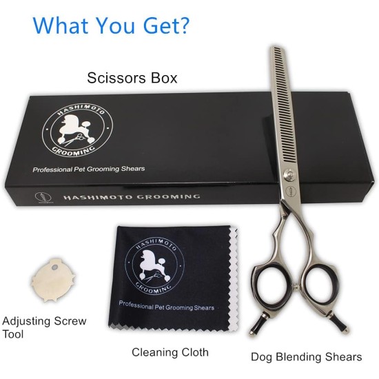 Dog Grooming Scissors, Curved Scissors for Dog Grooming, 7.5 Inches, 30 Degree Curved Blade, Lightweight Pet Scissors for Trimming Face and Paws Dog Grooming Scissors, Curved Scissors for Dog Grooming, 7.5 Inches, 30 Degree Curved Blade, Lightweight Pet Scissors for Trimming Face and Paws