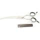 Dog Grooming Scissors, Curved Scissors for Dog Grooming, 7.5 Inches, 30 Degree Curved Blade, Lightweight Pet Scissors for Trimming Face and Paws Dog Grooming Scissors, Curved Scissors for Dog Grooming, 7.5 Inches, 30 Degree Curved Blade, Lightweight Pet Scissors for Trimming Face and Paws