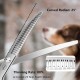 Dog Grooming Scissors, Curved Scissors for Dog Grooming, 7.5 Inches, 30 Degree Curved Blade, Lightweight Pet Scissors for Trimming Face and Paws Dog Grooming Scissors, Curved Scissors for Dog Grooming, 7.5 Inches, 30 Degree Curved Blade, Lightweight Pet Scissors for Trimming Face and Paws