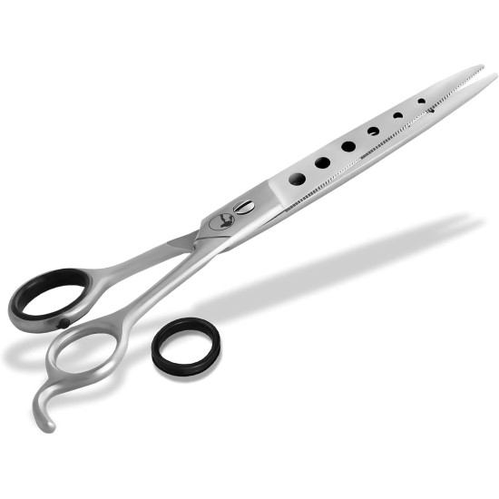 Dog Hair Scissors Exclusive Design Straight Hair Scissors 19.5 cm Scissors for Fur and Pet Hair Dog Hair Scissors Exclusive Design Straight Hair Scissors 19.5 cm Scissors for Fur and Pet Hair