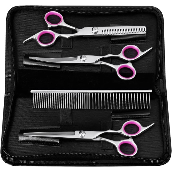 Dog Hair Scissors, Fur Scissors, 10.5 cm Stainless Steel Fur Scissors, Paw Scissors, Rounded Scissors, Dog Paw Scissors for Dogs, Pet Scissors, Dog Hair Cutting for Perfect Grooming Dog Hair Scissors, Fur Scissors, 10.5 cm Stainless Steel Fur Scissors, Paw Scissors, Rounded Scissors, Dog Paw Scissors for Dogs, Pet Scissors, Dog Hair Cutting for Perfect Grooming