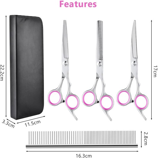 Dog Hair Scissors, Fur Scissors, 10.5 cm Stainless Steel Fur Scissors, Paw Scissors, Rounded Scissors, Dog Paw Scissors for Dogs, Pet Scissors, Dog Hair Cutting for Perfect Grooming Dog Hair Scissors, Fur Scissors, 10.5 cm Stainless Steel Fur Scissors, Paw Scissors, Rounded Scissors, Dog Paw Scissors for Dogs, Pet Scissors, Dog Hair Cutting for Perfect Grooming