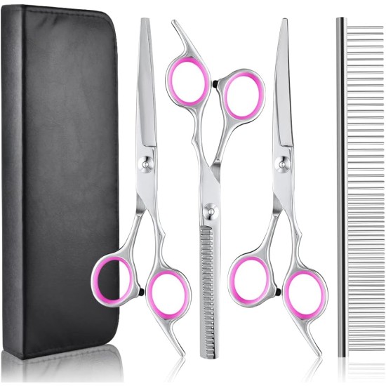 Dog Hair Scissors, Fur Scissors, 10.5 cm Stainless Steel Fur Scissors, Paw Scissors, Rounded Scissors, Dog Paw Scissors for Dogs, Pet Scissors, Dog Hair Cutting for Perfect Grooming Dog Hair Scissors, Fur Scissors, 10.5 cm Stainless Steel Fur Scissors, Paw Scissors, Rounded Scissors, Dog Paw Scissors for Dogs, Pet Scissors, Dog Hair Cutting for Perfect Grooming