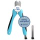 Dog Nail Clippers - Best Pet Claw Trimmer - Easy and Painless Pet Grooming (Puppies and Cats) - Medical Grade Stainless Steel - Includes Safety Guard and Nail File Dog Nail Clippers - Best Pet Claw Trimmer - Easy and Painless Pet Grooming (Puppies and Cats) - Medical Grade Stainless Steel - Includes Safety Guard and Nail File