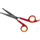 Dog Scissors - Set of 2 Scissors for Grooming Dogs - Stainless Steel Dog Grooming Scissors with Rounded Tip - Ideal for Paw Care and Hair Cutting