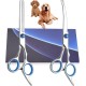 Dog Scissors, Curved Scissors, Dog Fur Scissors for Dogs, Dogs and Cats, Safety Round Tip Grooming Scissors, Stainless Steel Fur Scissors for Dogs and Cats (Scissors Set)