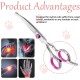 Dog Scissors, Curved Scissors for Dogs and Cats, Safety Round Tip Grooming Scissors, Stainless Steel Fur Scissors for Dogs and Cats Dog Scissors, Curved Scissors for Dogs and Cats, Safety Round Tip Grooming Scissors, Stainless Steel Fur Scissors for Dogs and Cats