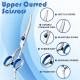 Dog Scissors, Curved Scissors for Dogs and Cats, Safety Round Tip Grooming Scissors, Stainless Steel Fur Scissors for Dogs and Cats Dog Scissors, Curved Scissors for Dogs and Cats, Safety Round Tip Grooming Scissors, Stainless Steel Fur Scissors for Dogs and Cats