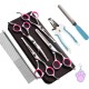 Dog Scissors, Dog Fur Scissors, Hair Scissors Set, Professional 6.5 Inch Grooming Scissors, Dog Set for Grooming, Dog, Cat, Pet (Blue) Dog Scissors, Dog Fur Scissors, Hair Scissors Set, Professional 6.5 Inch Grooming Scissors, Dog Set for Grooming, Dog, Cat, Pet (Blue)