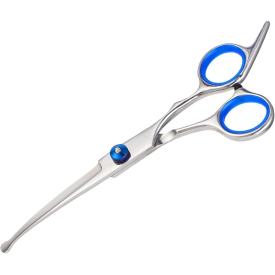 Dog Scissors, Dog Grooming Scissors with Safety Tip, Curved Grooming Scissors, Stainless Steel, Silver Curved Scissors, Cat Grooming Scissors, Dog Grooming Scissors Dog Scissors, Dog Grooming Scissors with Safety Tip, Curved Grooming Scissors, Stainless Steel, Silver Curved Scissors, Cat Grooming Scissors, Dog Grooming Scissors