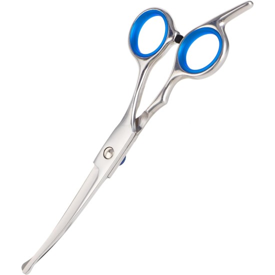 Dog Scissors, Dog Grooming Scissors with Safety Tip, Curved Grooming Scissors, Stainless Steel, Silver Curved Scissors, Cat Grooming Scissors, Dog Grooming Scissors Dog Scissors, Dog Grooming Scissors with Safety Tip, Curved Grooming Scissors, Stainless Steel, Silver Curved Scissors, Cat Grooming Scissors, Dog Grooming Scissors