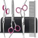 Dog Scissors, Grooming Scissors Set with Round Safety Tip, Stainless Steel Cat Grooming Scissors, for Pet Hair, Grooming for Dogs and Cats Dog Scissors, Grooming Scissors Set with Round Safety Tip, Stainless Steel Cat Grooming Scissors, for Pet Hair, Grooming for Dogs and Cats