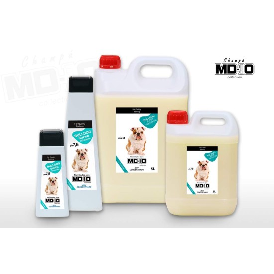 Dog Shampoo Against Itching for English Bulldog with Vitamin D Panthenol - Moisturising and Dermoprotective - Nourishes the pH Value of the Skin - 300 ml - MD-10 Collection Dog Shampoo Against Itching for English Bulldog with Vitamin D Panthenol - Moisturising and Dermoprotective - Nourishes the pH Value of the Skin - 300 ml - MD-10 Collection