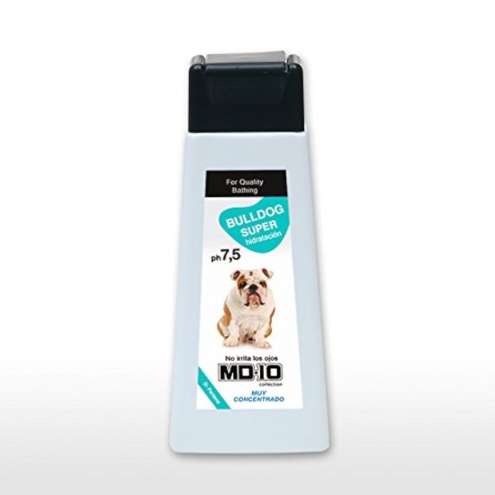Dog Shampoo Against Itching for English Bulldog with Vitamin D Panthenol - Moisturising and Dermoprotective - Nourishes the pH Value of the Skin - 300 ml - MD-10 Collection Dog Shampoo Against Itching for English Bulldog with Vitamin D Panthenol - Moisturising and Dermoprotective - Nourishes the pH Value of the Skin - 300 ml - MD-10 Collection