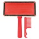 Dog Slicker Brush with Wood Handle Including Brush Cleaner Large Dog Slicker Brush with Wood Handle Including Brush Cleaner Large