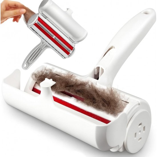 Doggie Pet Hair Remover, Reusable Dog Cat Remover Brush for Sofas, Clothes, Carpets and Car, No Glues or Batteries Doggie Pet Hair Remover, Reusable Dog Cat Remover Brush for Sofas, Clothes, Carpets and Car, No Glues or Batteries