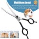 Dream Reach 6.5 Inch Professional Curved Dog Scissors Fur Scissors with Ergonomic Handle 440C Stainless Steel Safety Fur Scissors for Dogs Cats Cutting Black Dream Reach 6.5 Inch Professional Curved Dog Scissors Fur Scissors with Ergonomic Handle 440C Stainless Steel Safety Fur Scissors for Dogs Cats Cutting Black