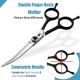 Dream Reach 6.5 Inch Professional Curved Dog Scissors Fur Scissors with Ergonomic Handle 440C Stainless Steel Safety Fur Scissors for Dogs Cats Cutting Black Dream Reach 6.5 Inch Professional Curved Dog Scissors Fur Scissors with Ergonomic Handle 440C Stainless Steel Safety Fur Scissors for Dogs Cats Cutting Black
