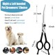 Dream Reach 6.5 Inch Professional Curved Dog Scissors Fur Scissors with Ergonomic Handle 440C Stainless Steel Safety Fur Scissors for Dogs Cats Cutting Black Dream Reach 6.5 Inch Professional Curved Dog Scissors Fur Scissors with Ergonomic Handle 440C Stainless Steel Safety Fur Scissors for Dogs Cats Cutting Black