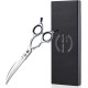 Dream Reach 6.5 Inch Professional Curved Dog Scissors Fur Scissors with Ergonomic Handle 440C Stainless Steel Safety Fur Scissors for Dogs Cats Cutting Black Dream Reach 6.5 Inch Professional Curved Dog Scissors Fur Scissors with Ergonomic Handle 440C Stainless Steel Safety Fur Scissors for Dogs Cats Cutting Black