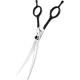 Dream Reach 6.5 Inch Professional Curved Dog Scissors Fur Scissors with Ergonomic Handle 440C Stainless Steel Safety Fur Scissors for Dogs Cats Cutting Black Dream Reach 6.5 Inch Professional Curved Dog Scissors Fur Scissors with Ergonomic Handle 440C Stainless Steel Safety Fur Scissors for Dogs Cats Cutting Black