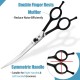 Dream Reach 6.5 Inch Professional Curved Dog Scissors Fur Scissors with Ergonomic Handle 440C Stainless Steel Safety Fur Scissors for Dogs Cats Cutting Black Dream Reach 6.5 Inch Professional Curved Dog Scissors Fur Scissors with Ergonomic Handle 440C Stainless Steel Safety Fur Scissors for Dogs Cats Cutting Black