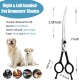 Dream Reach 6.5 Inch Professional Curved Dog Scissors Fur Scissors with Ergonomic Handle 440C Stainless Steel Safety Fur Scissors for Dogs Cats Cutting Black Dream Reach 6.5 Inch Professional Curved Dog Scissors Fur Scissors with Ergonomic Handle 440C Stainless Steel Safety Fur Scissors for Dogs Cats Cutting Black