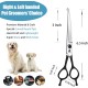 Dream Reach 6.5 Inch Professional Curved Dog Scissors Fur Scissors with Ergonomic Handle 440C Stainless Steel Safety Fur Scissors for Dogs Cats Cutting Black Dream Reach 6.5 Inch Professional Curved Dog Scissors Fur Scissors with Ergonomic Handle 440C Stainless Steel Safety Fur Scissors for Dogs Cats Cutting Black
