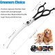Dream Reach 6.5 Inch Professional Curved Dog Scissors Fur Scissors with Ergonomic Handle 440C Stainless Steel Safety Fur Scissors for Dogs Cats Cutting Black Dream Reach 6.5 Inch Professional Curved Dog Scissors Fur Scissors with Ergonomic Handle 440C Stainless Steel Safety Fur Scissors for Dogs Cats Cutting Black