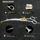 Dream Reach 8 Inch Dog Scissors Curved Fur Scissors - Dog Scissors with Ergonomic Handle, 440C Stainless Steel Fur Scissors for Dogs Cats Cutting, Professional Dog Hair Scissors with Adjustable Screw Dream Reach 8 Inch Dog Scissors Curved Fur Scissors - Dog Scissors with Ergonomic Handle, 440C Stainless Steel Fur Scissors for Dogs Cats Cutting, Professional Dog Hair Scissors with Adjustable Screw