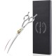 Dream Reach Professional Dog Scissors Curved Dog Grooming Scissors Pet Care Curved Scissors Made of 440C Japanese Stainless Steel Grooming for Dogs Cats (7 Inch Curved Scissors) Dream Reach Professional Dog Scissors Curved Dog Grooming Scissors Pet Care Curved Scissors Made of 440C Japanese Stainless Steel Grooming for Dogs Cats (7 Inch Curved Scissors)