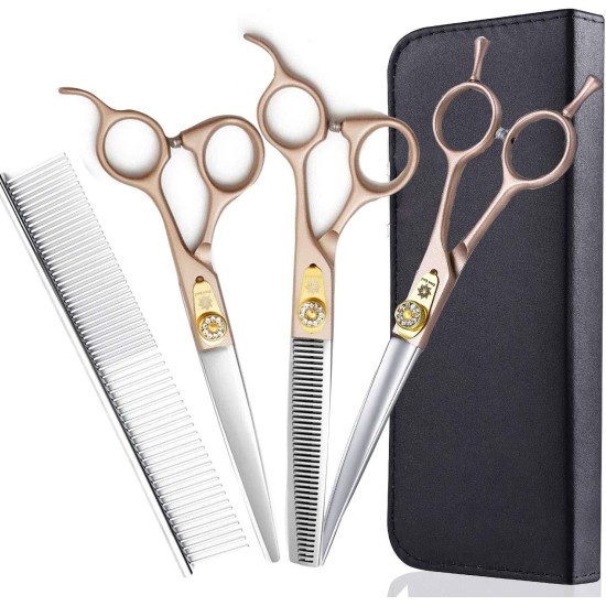 Dream Reach Professional Japan 440C Pet Grooming Scissors 7inch (17.8 cm) and Set Dream Reach Professional Japan 440C Pet Grooming Scissors 7inch (17.8 cm) and Set